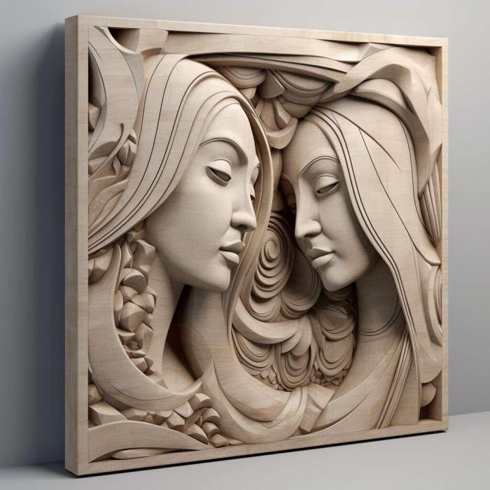 نموذج ثلاثي الأبعاد لآلة CNC 3D Art 